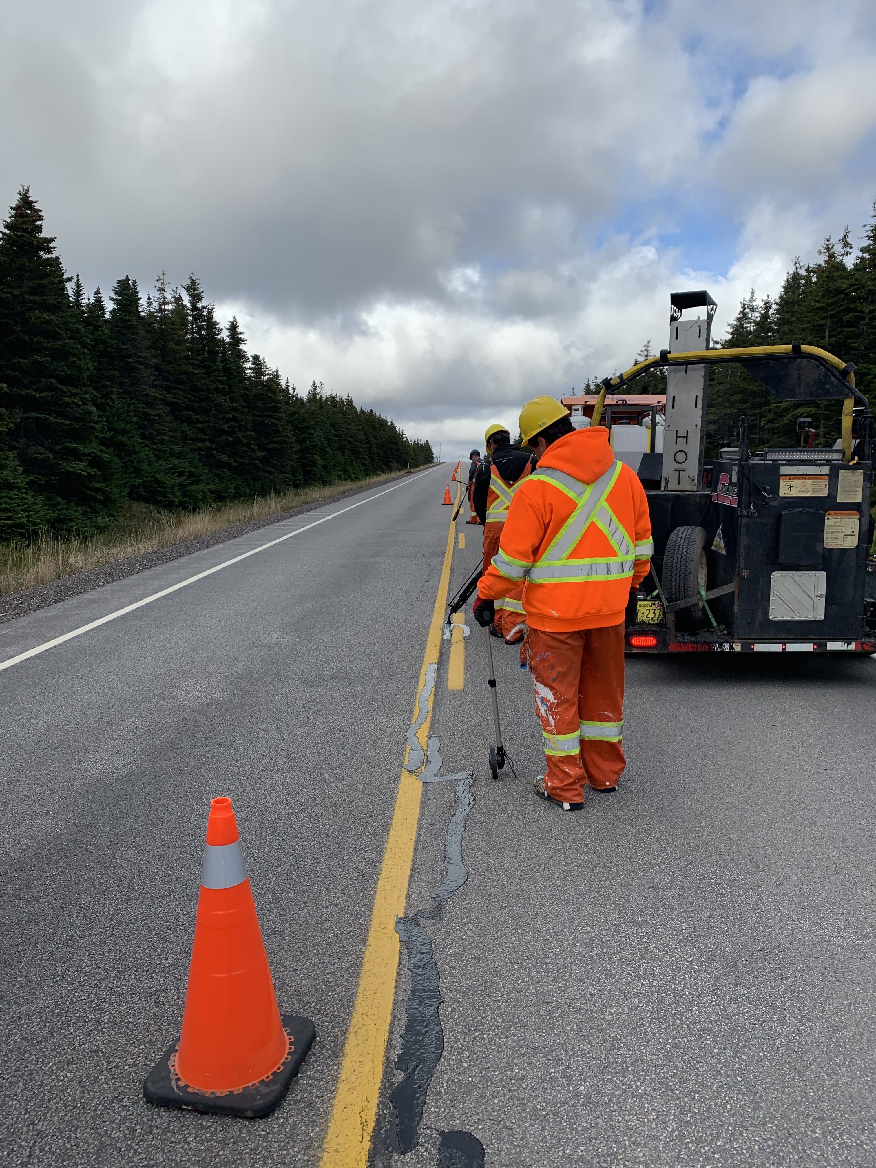 Crack Sealing visual reference