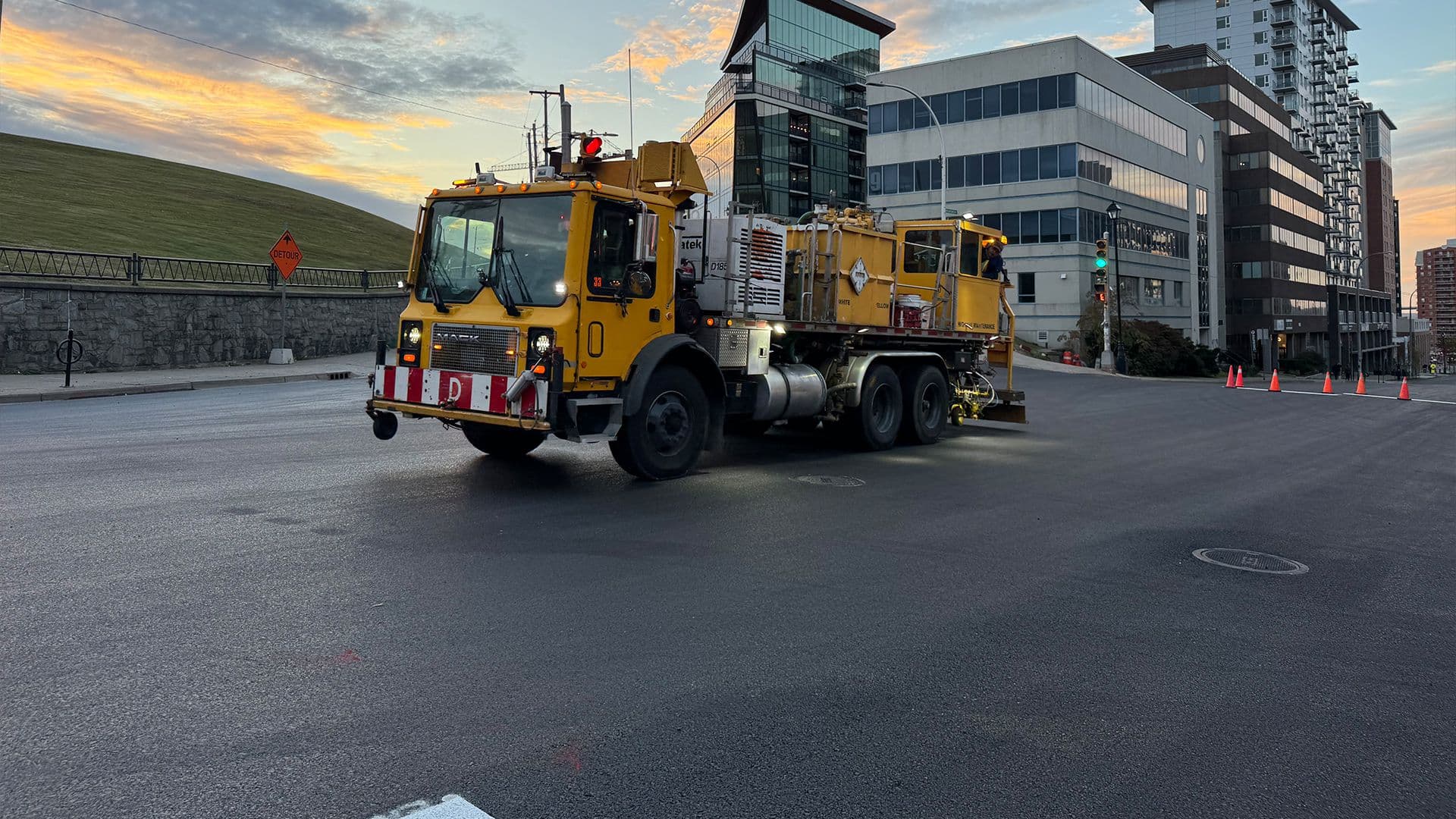 Pavement Marking Removal / Line Removal visual reference